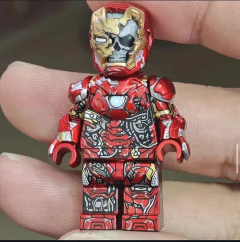 LEGO Marvel Comics Jin Custom Zombie Iron Man Mark 46 Pad Minifigure NEW