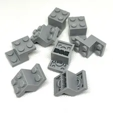 LEGO Parts - Light Bluish Gray Bracket 3 x 2 x 1 1/3 - No 73562 - QTY 8