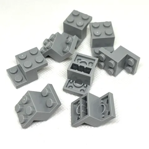 LEGO Parts - Light Bluish Gray Bracket 3 x 2 x 1 1/3 - No 73562 - QTY 8