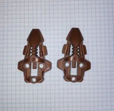 2 Bionicle Lego 44138 in Brown Gray Rahkshi Foot Feet Genuine Lego WYSIWYG IRL