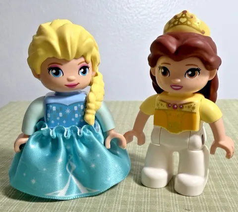 LEGO Duplo Princess Lot Elsa Belle Toy Building Blocks