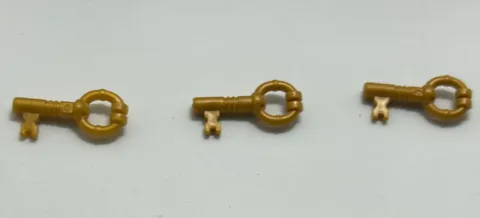 Lego 40359a 6022033 Pearl Gold Key lot qty 3 Pirates Harry Potter