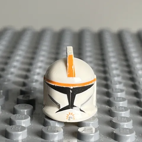 LEGO Star Wars Commander Cody (sw0341 sw0196) helmet (61189pb04) damaged 1W