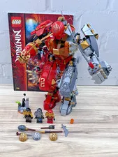 LEGO Ninjago: Fire Stone Mech (71720) 99% Complete w/ Manual