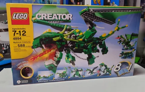 Lego 4894 Mythical Creatures  Factory-Sealed (DAMAGED BOX )