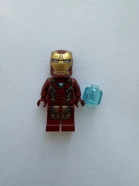 Lego Iron Man Mark 46 Armor Minifigure Civil War sh0254 76051 Marvel Avengers