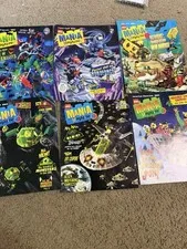 Vintage 1997 LEGO Mania Magazine 6-Issue Lot - UFO Space, Fright Knights