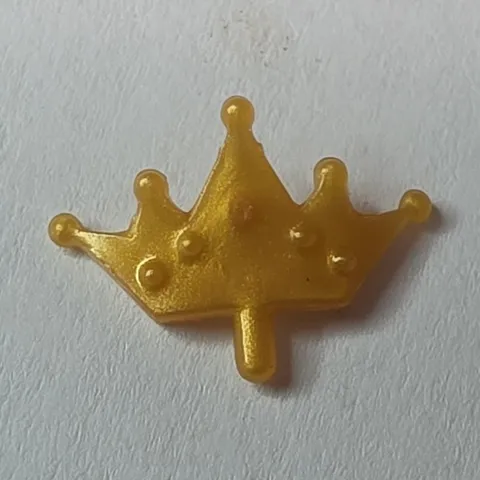 LEGO Minifigure Accessory Gold Crown Headpiece Plastic 1 Piece L0505