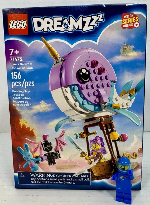 LEGO (71472) Dreamzzz: Izzie's Narwhal Hot-Air Balloon - New Sealed Retired -