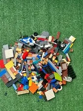 Original LEGO Lot 840g Assorted Pieces + Minifigures and Accessories Mixed Bulk