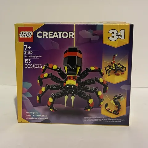 LEGO Creator 3-in-1 Surprising Spider (31159) 153 Pieces Ages 7+