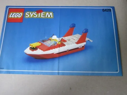 Lego System 6429 Boat Building Instructions Instruction