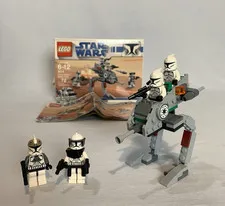 LEGO Star Wars 8014 Clone Walker Battle Pack complete Minifigs Box Instructions