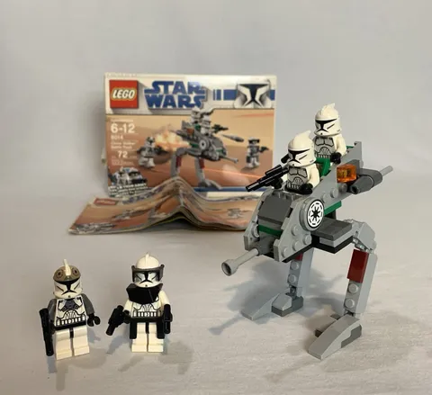 LEGO Star Wars 8014 Clone Walker Battle Pack complete Minifigs Box Instructions