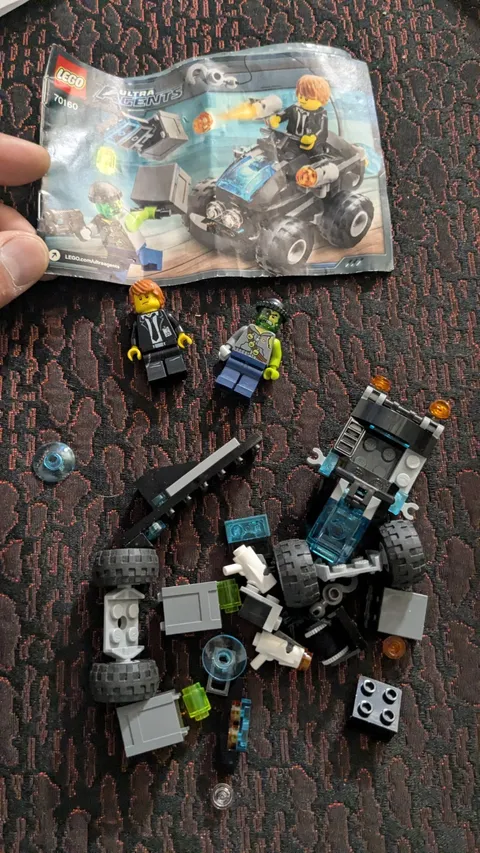 Lego Set 70160 Agent Max Burns & Adam Acid Minifigure Ultra Agents Used