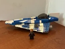 Lego Star Wars Plo Koon's Jedi Starfighter 8093 Minifigures, Nobox/instruct READ