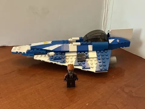 Lego Star Wars Plo Koon's Jedi Starfighter 8093 Minifigures, Nobox/instruct READ