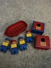 Lego Duplo Vintage Boat People Figures Lot