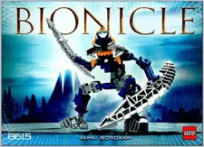 LEGO BIONICLE VAHKI BORDAKH # 8615 WITH BOOK & DISK 225