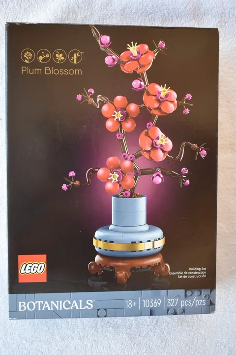 LEGO Botanicals: Plum Blossom (10369)327 pcs  NEW in  Sealed Box
