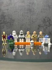 LEGO Star Wars MiniFig Lot of 8 - Luke,Troopers, Droid, R2-D2, Hoth, Pilot, more