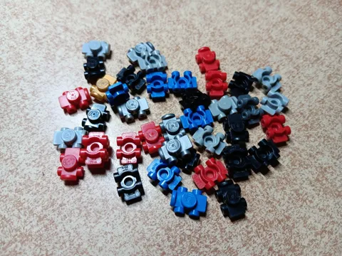 LEGO BULK LOT OF 40 MINIFIGURE ROLLER SKATES #18747 MIXED COLORS
