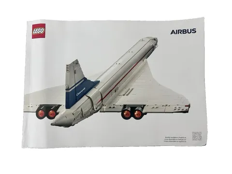 🛩️ LEGO Icons Airbus Concorde set number 10318 INSTRUCTION MANUAL BOOKLET ONLY