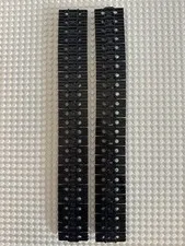 50 LEGO Treads Technic Track Link Lot-BLACK- Mindstorm Tank Bridge X-LARGE