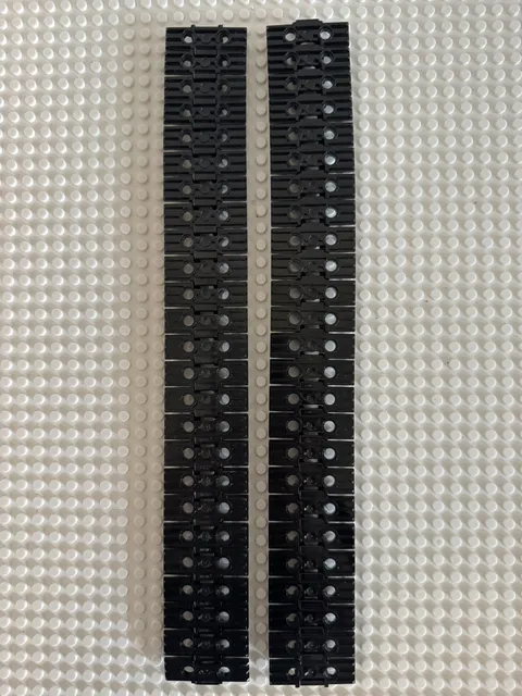 50 LEGO Treads Technic Track Link Lot-BLACK- Mindstorm Tank Bridge X-LARGE