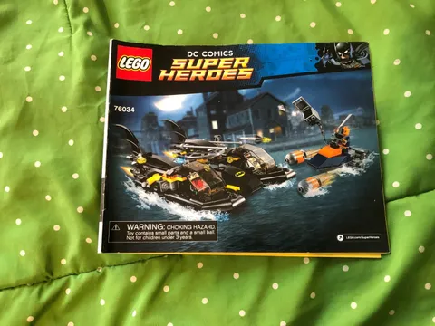 Lego 76034 manual instructions only  good condition