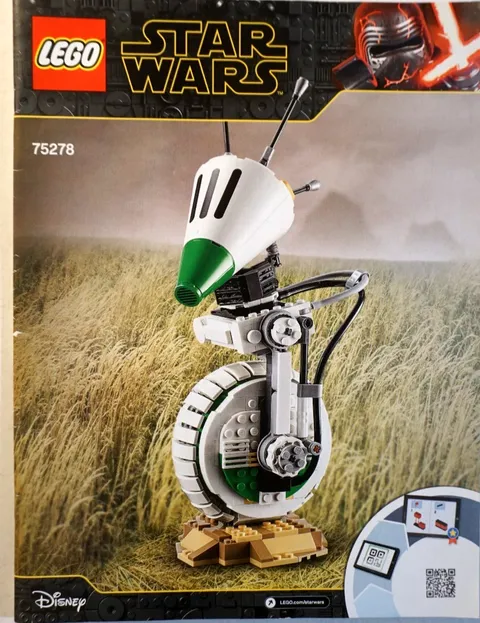 LEGO Star Wars: D-O D-0 Set (75278) Complete With Minifigure & Plaque