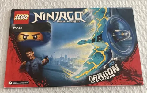 LEGO NINJAGO Zane - Dragon Master 70648 Manual Instructions Booklet Only