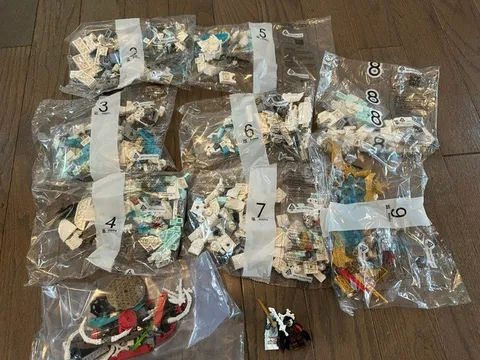 LEGO NINJAGO Zane's Ice Dragon Creature 71786 parts not complete
