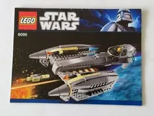 LEGO 8095 PLAN INSTRUCTION NOTICE STAR WARS 8095 GENERAL GRIEVOUS' STARFIGHTER