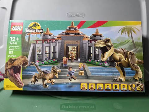 LEGO Jurassic World: Visitor Center: T. Rex & Raptor Attack (76961) Retired NISB