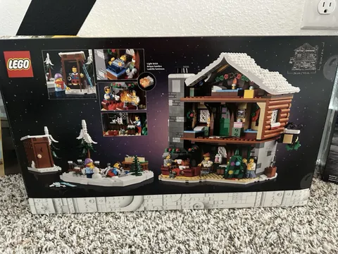 LEGO Icons Winter Village Alpine Lodge 10325 Light Up 1517 pcs 18+