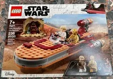 LEGO Star Wars Luke Skywalker's Landspeeder Set 75271 236pcs Luke, C-3PO, Jawa
