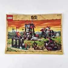 LEGO 6096 Knights Kingdom Bull's Attack - ORIGINAL INSTRUCTION MANUAL ONLY -2000