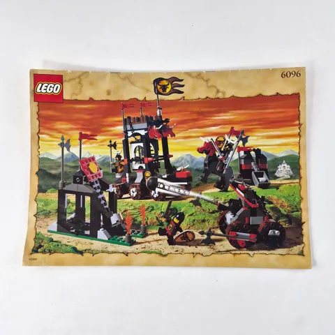 LEGO 6096 Knights Kingdom Bull's Attack - ORIGINAL INSTRUCTION MANUAL ONLY -2000