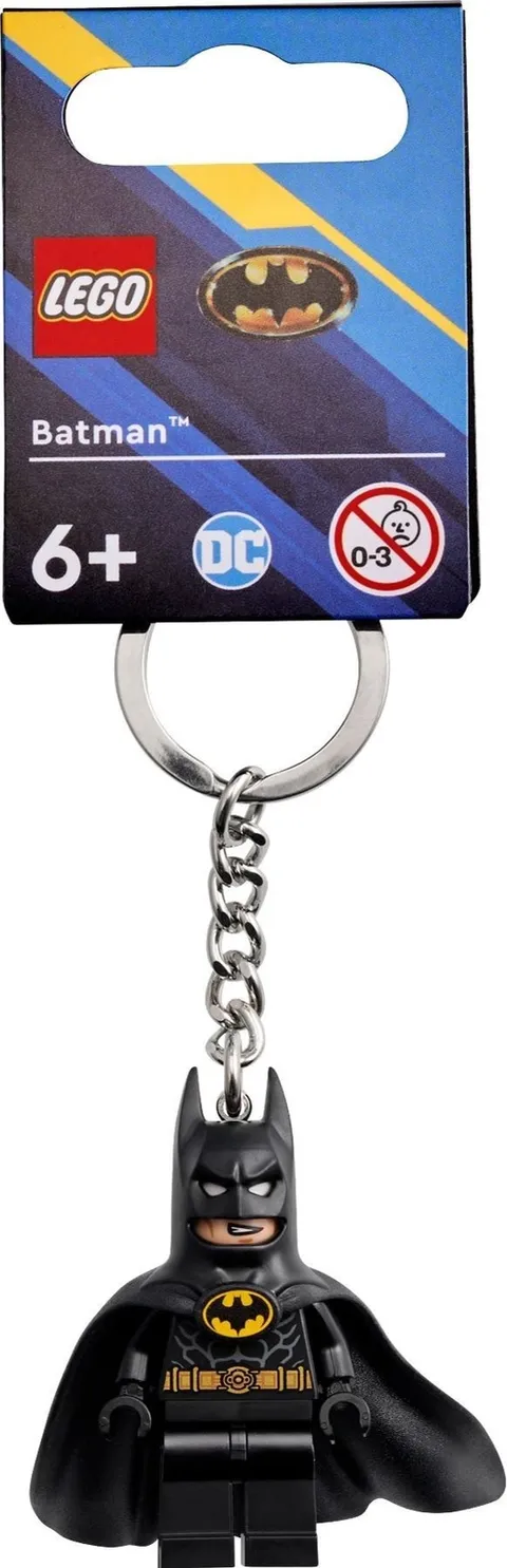 LEGO Super Heroes Batman Black Suit Minifigure Keyring 854235