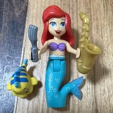 LEGO® Disney Minifigure Minidoll Ariel The Little Mermaid and Sax & Flounder