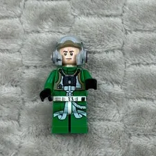 LEGO STAR WARS Rebel A-Wing Pilot Minifigure Green  Arvel Crynyd