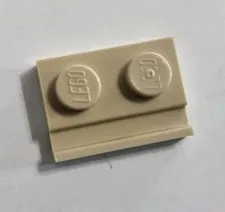 LEGO Tan Plates Door Rail Modified 1 x 2 Stud Piece Flat Part 32028