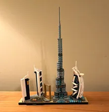 LEGO Architecture Skylines Dubai 21052 740 pcs Complete Set - No Box/Manual