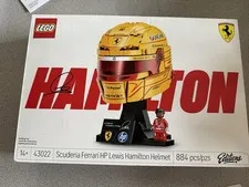 New Lego Editions Scuderia Ferrari HP Lewis Hamilton Helmet 43022 Building Toy