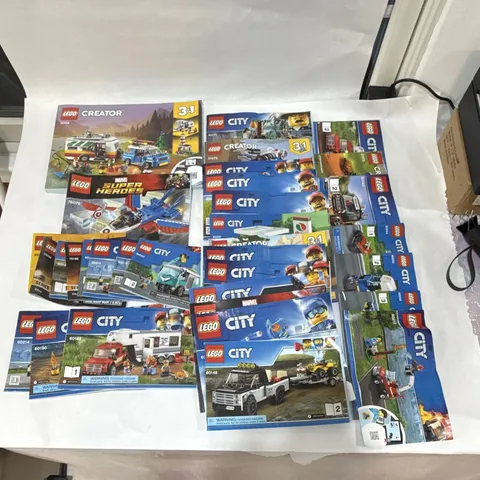 LEGO Illustrated Instruction Manual Booklets CITY Star Wars Marvel Creator MPNs