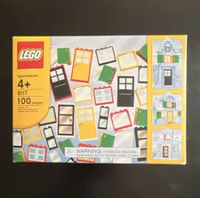 LEGO 6117 Doors & Windows Building Set 100 Pieces 