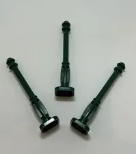 Lego 11062 LEGO Parts Lamp Post 2x2x7 w/ 4 Base Flutes Dark Green x3