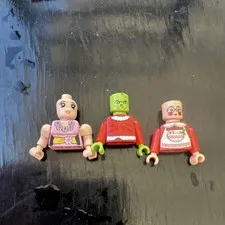 Vintage Plastic Skeleton Toy Figure Miniature Warrior Cake Topper Replacement