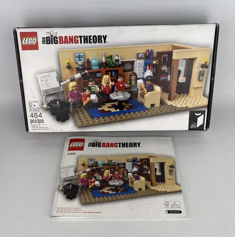 Lego 21302 Big Bang Theory Empty Box And Manual Only 